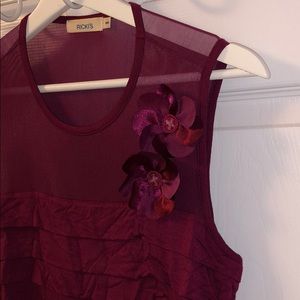 Gorgeous burgundy tank top
